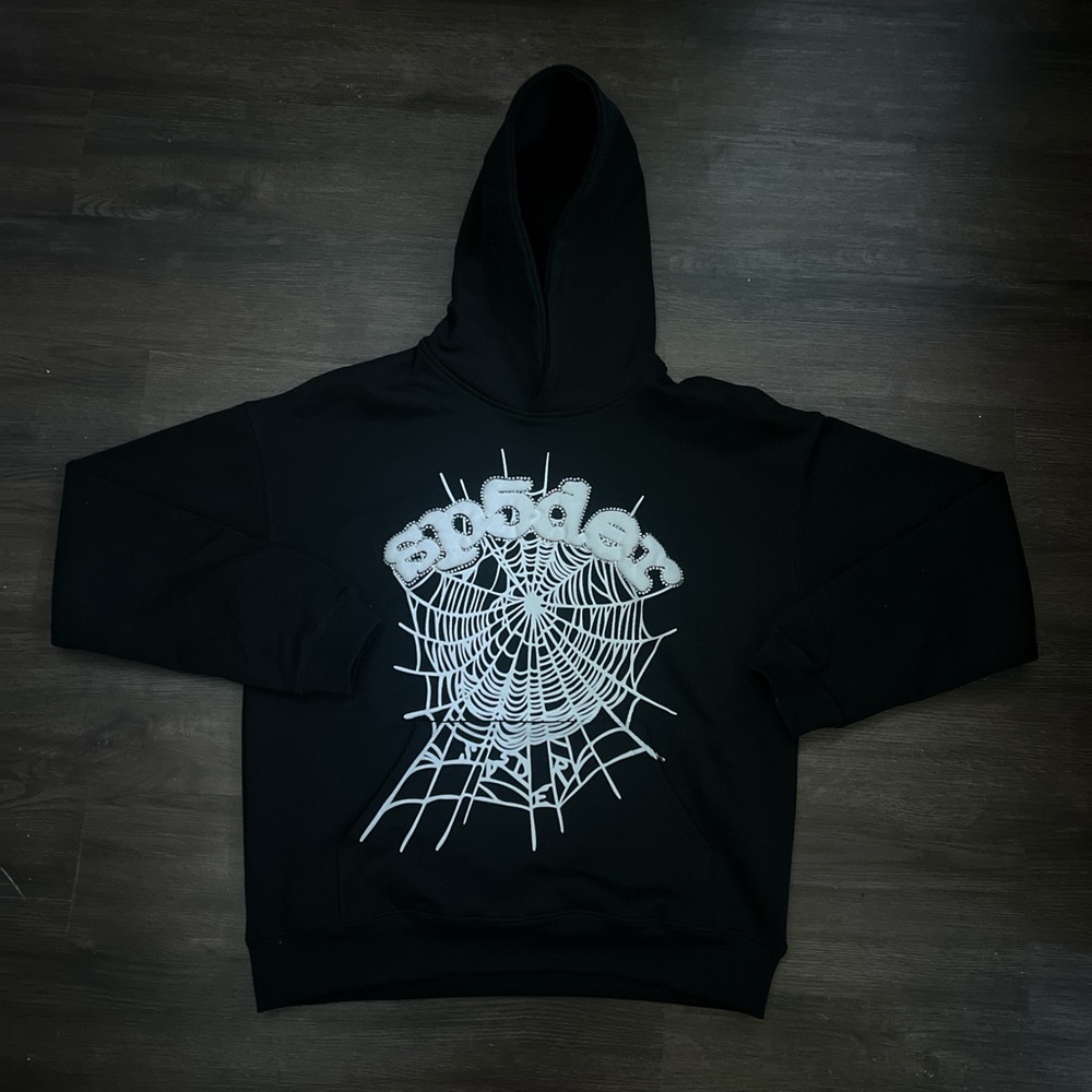 Black sp5der hoodie